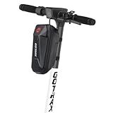 Gotrax Handlebar Bag for Electric Scooter and Bike, Universal Waterproof Scooter Tiller Bag for Carrying Charger Wallet Phone Keys, 3L Large Capacity