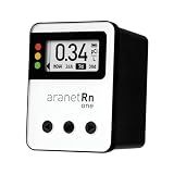 Aranet Radon One – Fast Home Radon Gas Detector with 10-Minute Response, E-Ink Display, Battery Powered, Portable Real-Time Radon Monitor for Basements & Indoor Air Monitoring (White)
