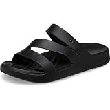 Crocs Women's Getaway Strappy Sandals, Black, 6