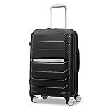 Samsonite Freeform Hardside Carry-On Luggage with Spinner Wheels - Hardshell Suitcase - TSA, Airline-Approved - Expandable Hard Shell, Smooth Rolling Wheels for Lightweight Travel – Black