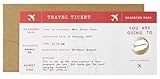 CJ&M Personalised AEROPLANE Scratch Boarding Pass, Surprise Holiday, Vacation, Birthday gift, Faux fake boarding pass, Surprise travel reveal