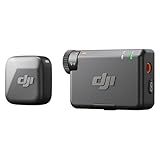 DJI Mic Mini (1 TX + 1 RX), Wireless Lavalier Microphone for iPhone/Camera/Android, Ultralight, Detail-Rich Audio, Noise Cancelling, Automatic Limiting, Vlog, Streaming, 400m Transmission