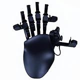 AZERON Cyborg Compact Gaming Keypad – Programmable One-Handed Keyboard for PC Gaming with Analog Thumbstick and 29 Programmable Keys – 3D Printed Keypad Used in The Left Hand (Black)