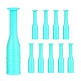 LeyJin 10 Pack Hard Contact Lens Remover & Insertion Tool,RGP Plunger Suction Cup for Hard Lenses(Green)