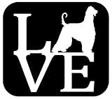 Afghan Hound Love Dog Decal Sticker for Car Window B1018