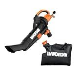 WORX Trivac 3-in-1 Electric Leaf Blower/Leaf Vacuum/Leaf Mulcher, WG509