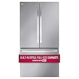 LG LRFLC2706S French Door Smart Refrigerator in Stainless Steel, PrintProof