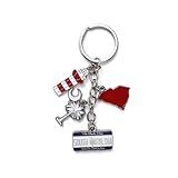 Westmon Works South Carolina Keychain with Charms Metal Key Ring Souvenir of the Palmetto State