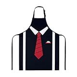 yoooliwicng Funny aprons for men Adult Suit-Themed Apron - Elegant Design Perfect for Kitchen, Baking, Hosting Parties, Catering Services & Special Events