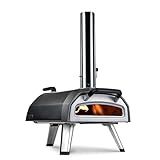 Ooni Karu 2 Multi-Fuel Outdoor Pizza Oven - Wood and Gas Outdoor Pizza Oven with Pizza Stone & Intergrated Thermometer, Pizza Oven Outdoor, Dual Fuel 12 Inch Pizza Maker, Outdoor Cooking Grill