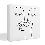 Bathroom Decor Bad Smell Humorous Wooden Box Sign Funny Half and Guest Bathroom Toilet Shelf Restroom Washroom Decor 5 x 5 Inches