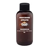 Fresh Baked Apple Pie Fragrance Oil (4 oz Bottle) for Candle Making, Soap Making, Tart Making, Room Sprays, Lotions, Car Fresheners, Slime, Bath Bombs, Warmers…