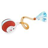 Jkanti Interactive Cat Toys for Indoor Cats,The 3rd Generation Agile Moving Cat Ball with Elastic Mesh Tail,Automatic Kitten Toys for Bored Indoor Adult Cats,Motion Activated (Orange)