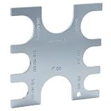 23080 PEX Crimp Tool Go/No-Go Gauge for 3/8" 1/2" 3/4" 1" Rings