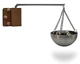 HSE Cedar Sauna Aromatherapy Bowl Oil Cup Holder with Swinging Arm and Screw Covers (Red Cedar)