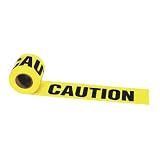 IRWIN Tools STRAIT-LINE 66200 Barrier Tape Roll, CAUTION, 3-inch by 300-foot (66200)