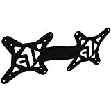 IFCASE Universal Back of Monitor, Monitor Arm Extension Metal VESA Mount Adapter Extender Plate for Mini PC CPU Computer Compatible with Intel NUC (Black)