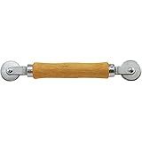 Prime-Line P 7505 Screen Rolling Tool – A Must Have Tool for Installing Window and Door Screens – Spline Roller with Wood Handle and Steel Wheels – Durable and Easy to Use (Single Pack)