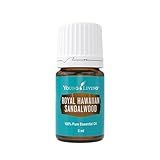 Young Living Royal Hawaiian Sandalwood Premium Essential Oil - 5 ml: Natural Glow and Rejuvenation, Grounding Aromatherapy, Ideal for Beauty Routines and Skincare Regimens