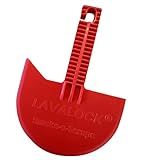 LavaLock Smok-n-Scrape Grill and Smoker Scraper, Residue Remover Cleaning Tool for Weber Kettle, Weber Smokey Mountain, UDS, WSM (Red Smoke-n-Scrape)