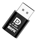 BKFK 4K DisplayPort Headless Dummy Plug - Supports 1080p-240Hz EDID Emulator Dongle 60Hz for Crypto Mining, Remote Servers, and Virtual Desktops(DP-4K-1P)