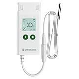 Freshliance Digital Temperature Data Logger, Reusable Temperature Recorder with High Accuracy External Probe, Configurable USB Temperature Monitor 35000 Points with PDF CSV Report, Atlas Log-30