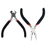 DmHirmg Zipper Repair Kit Pliers Tool to Replacement Zipper,Hand Fix A Zipper Tool by DmHirmg 2pcs (Black)