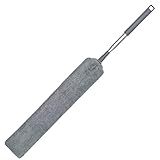 Upgraded Under Appliance Cleaning Gadgets, Microfiber Gap Duster, Skinny Flat Duster with Extendable Pole 26-55 Inches, Suitable for Underneath Cleaning of Furniture, Fridges, Couch, Stove, Bed