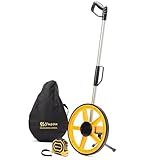 YS YUSON 12 Inch Measuring Wheel in Feet with Stronger Triangle Bracket, Rolling Measuring Wheel for Construction, Digital Measure Wheel with Tape Measure and Canvas Carrying Bag, Up to 10000 Ft