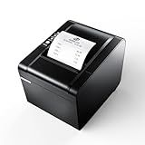 Rongta POS Printer, 80mm USB Thermal Receipt Printer, Restaurant Kitchen Printer with Auto Cutter Support Cash Drawer,USB Serial Ethernet Interface for Windows/Mac/Linux,Do Not Square (RP326)