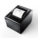 Rongta POS Printer, 80mm USB Thermal Receipt Printer,Black