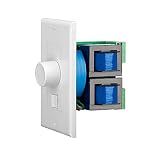 OSD Audio SVC205 in-Wall Volume Control with On/Off Switch, 300W Speaker Control with Impedance Matching, Single Gang Wall Plate, White