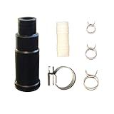 Dishwasher Drain Hose Adapter Compatible with Insinkerator Garbage Disposals, Dishwasher Hose Connector Kit Include 1 Inlet Connector, 1 Hose Clamp and 3 Spring Clamps