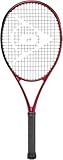 Dunlop Sports CX Team 275 Pre-Strung Tennis Racket, 3/8 Grip, Red/Black