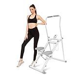 Stair Stepper Machine for Home,Steppers for Exercise at Home,Folding Stair Master with Adjustable Handlebar -90% Pre-Assembled Vertical Climber
