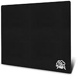 SkyPAD Glas 3.0 XL Gaming Mouse Pad with Cloud Logo | Professional Large Mouse Mat | 400 x 500 mm | Black | Special Glass Surface with Improved Precision and Speed