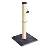 Amazon Basics Cat Scratcher - Indoor Classic Single Cat & Kittens Scratching Post, Medium (31.5"H) - Grey
