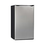 Igloo 3.2 Cu.Ft. Mini Fridge with Freezer - Single Door Compact Refrigerator with Glass Shelves for Homes, Dorms & Offices- Keep Snacks, Drinks & Frozen Foods Cool with Temperature Control Mini Fridge