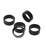 ONLYKXY 200 Pieces Silicone Cable Ties, Data Lines Silicone Cord Ties, Reusable Rubber Rings, Power Cable Tie Straps, Elasticity Coil Ring, Rubber bands