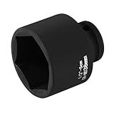 1-1/2 Inch Water Heater Element Socket Wrench, 6-Point Design with 1/2-Inch Drive, Ideal for Removing & Replacing All Residential Screw-in Water Heater Elements, Compatible with Camco, GE and More