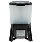 The Pond Guy KoiGrower Automatic Pond Fish Food Dispenser, Solar, Battery & AC Electric Power, Auto Timed Koi Pellet Feeder, 5 Gallon Feed Container