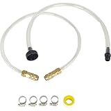 EZROAD Boat Bleed Filler Kit Compatible with Seastar Inboard Outboard Hydraulic Steering System Oil Filler Hose Bridge Brass Tube Bleeder Bleeding Connect Marine Sterndrive Cylinder Helms Fitting Tool