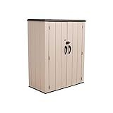 LIFETIME 60326 Vertical Storage Shed, Pack of 1, Desert Sand