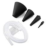 GTOWNWORKS Exhaust Cone, Smoke Machine Leak Detector Exhaust Intake Boot Adapter Diagnostics for Automotive Smoke Testers
