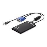 StarTech.com Portable Laptop Crash Cart Adapter for Server Management, USB/VGA KVM Console, Windows/Linux/MacOS - TAA