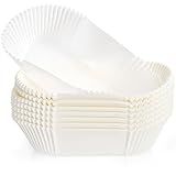 LEGUMMY Loaf Bread Baking Liners, Paper Loaf Pan Liners, 2 LB Disposable Bread Tin Liners for Banana or Pumpkin Bread, Cake, Cupcake, Air Fryer Liner, Greaseproof, Non-Stick, 50 Pack, White