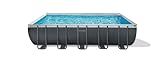 INTEX 26357MZ 20ft x 10ft x 52in Ultra XTR Deluxe Rectangular Above Ground Swimming Pool Set, Includes 1500 GPH Sand Filter Pump, SuperTough Puncture Resistant, Rust Resistant, Easy to Assemble