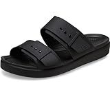 Crocs Womens Brooklyn Buckle Low Low Black 8 Medium