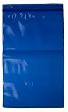 uGems 5" x 8" Blue 100 Resealable Plastic Bags Durable Storage for Crafts, Tools, Office Supplies, Small Parts, Travel, and Holiday Packaging – sku: r58bl-100