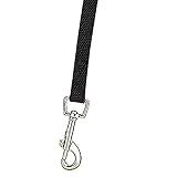 Guardian Gear Cotton Web Dog Training Lead 20'x5/8", Black